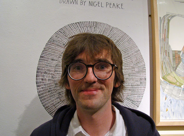 Nigel Peake and his art. - 05131133