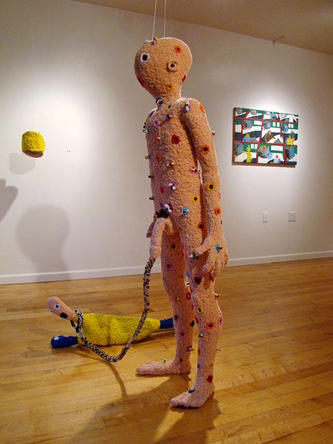 Pipe cleaner creature art with big dicks by Don Porcella