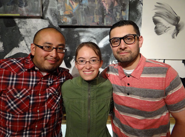 Megan Wolfe, Steve Javiel, Daniel Valadez art